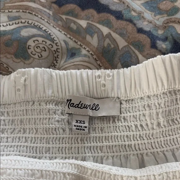 Madewell White Eyelet Skirt - Picture 3 of 5